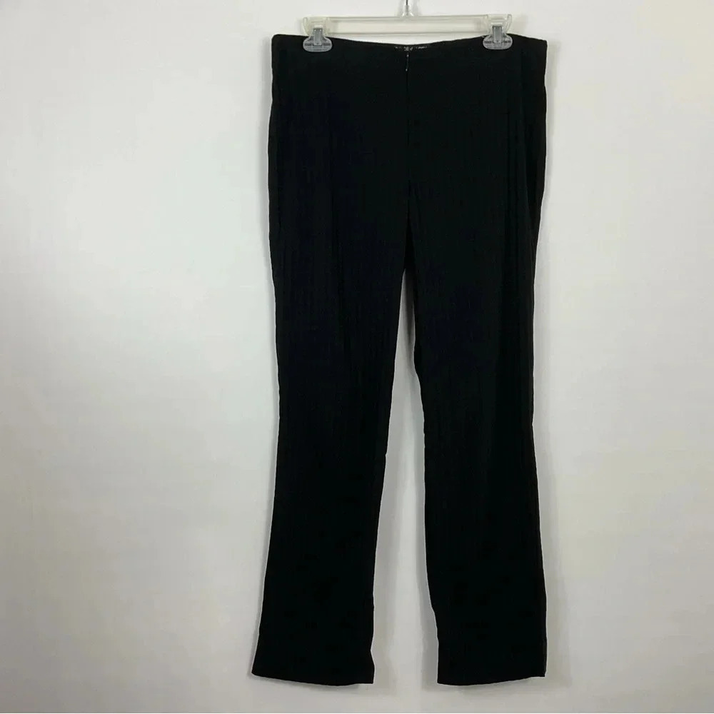 Peace Of Cloth Textured Zip Front Pants Size 10